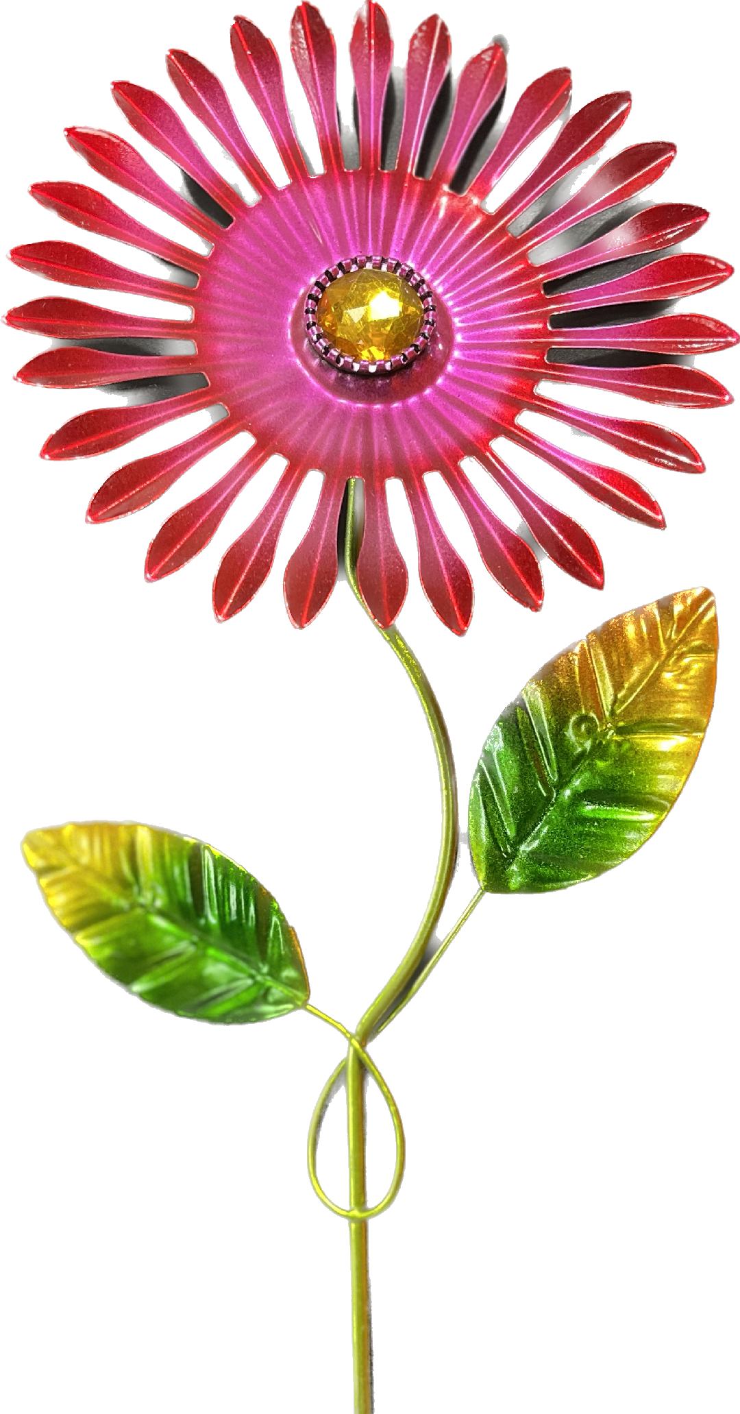 Metal Flower Plant Stake